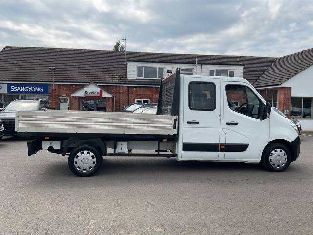 Vauxhall Movano 2.3 CDTi 3500 Double Cab Chassis Cab FWD L3 Euro 5 4dr Chassis Cab Diesel White