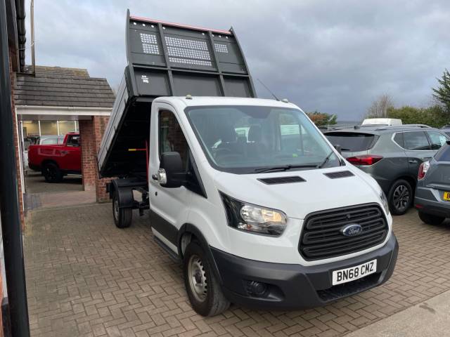 Ford Transit 2.0 350 EcoBlue 1-Way Tipper RWD L2 Euro 6 2dr (1-Stop) Tipper Diesel White