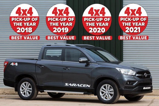 SsangYong Musso named best pick-up for payload at 2022 What Car? Car of the Year Awards
